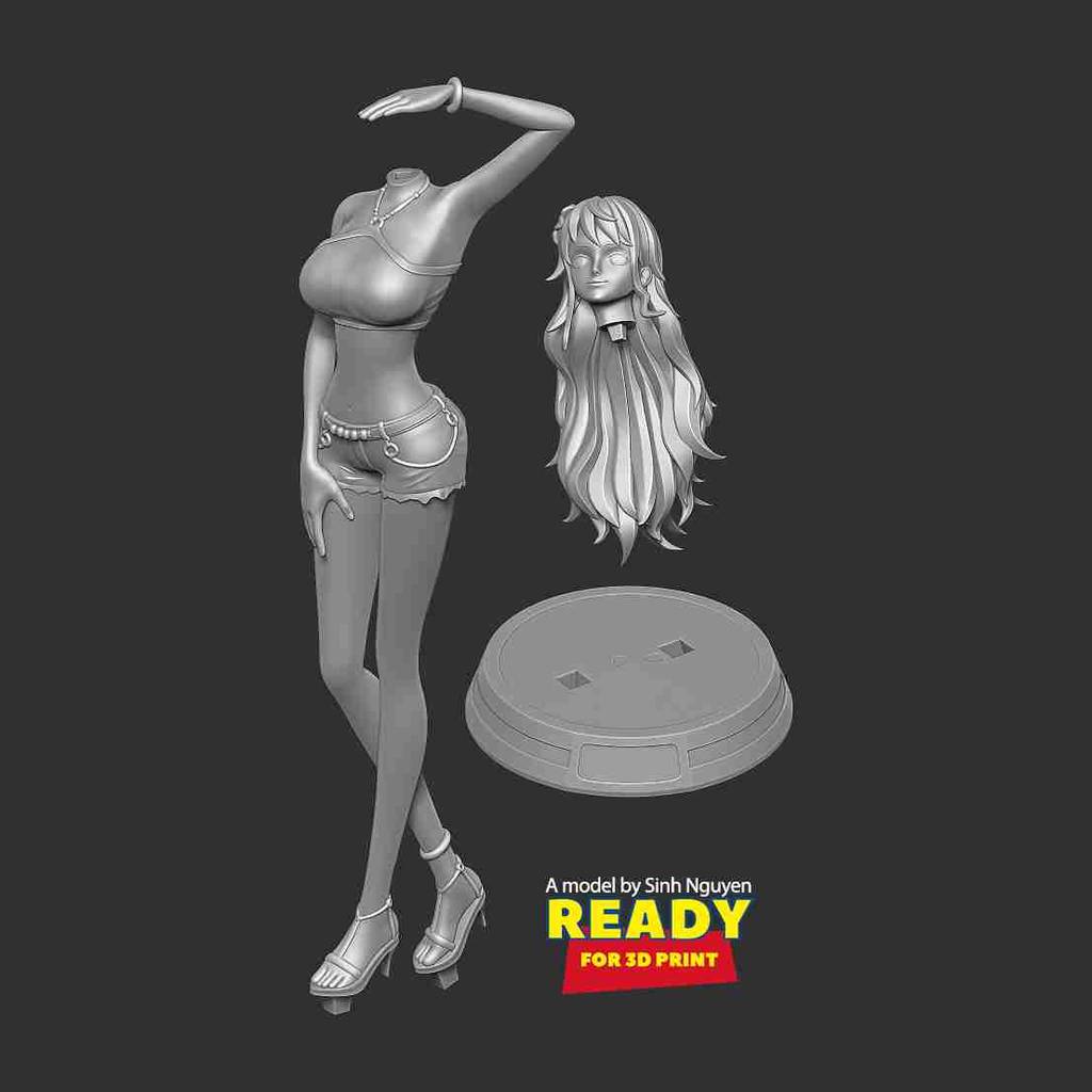 P站图纸印象馆 Sinh Nguyen 海贼王 娜美 Sinh Nguyen 海贼王 娜美