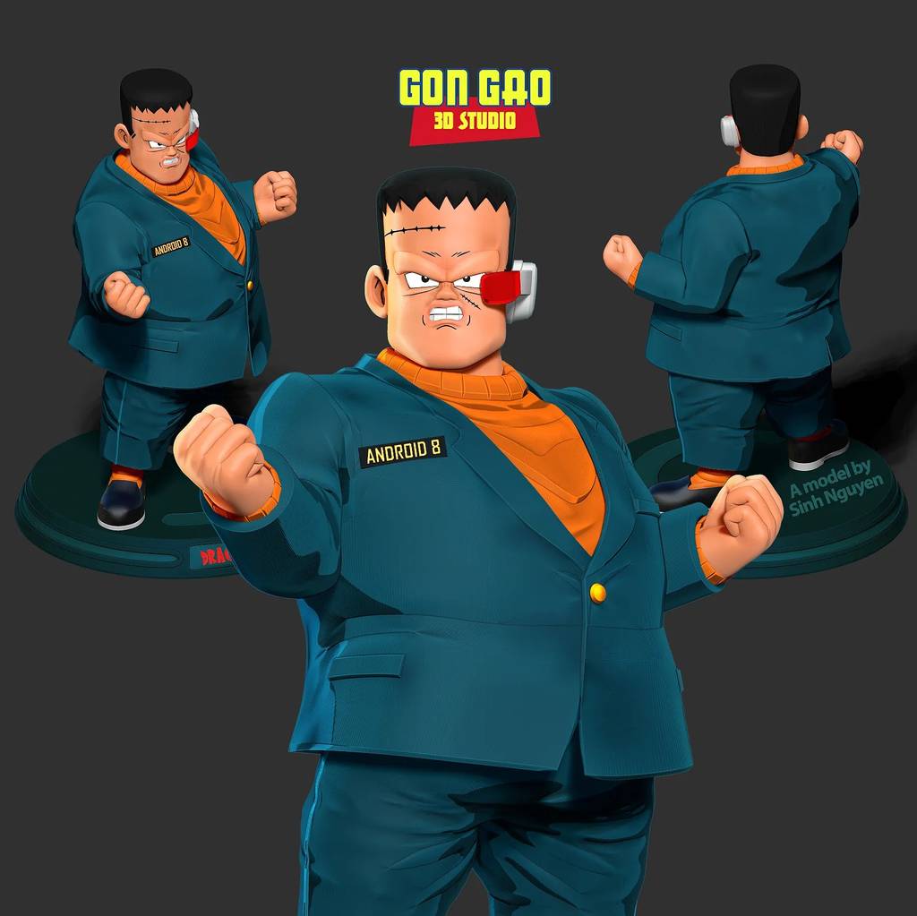 P站图纸印象馆 Sinh Nguyen 龙珠 人造人8号 Sinh Nguyen 龙珠 人造人8号