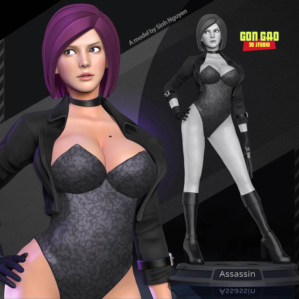 P站图纸印象馆 Sinh Nguyen 黑色的刺客 Sinh Nguyen 黑色的刺客