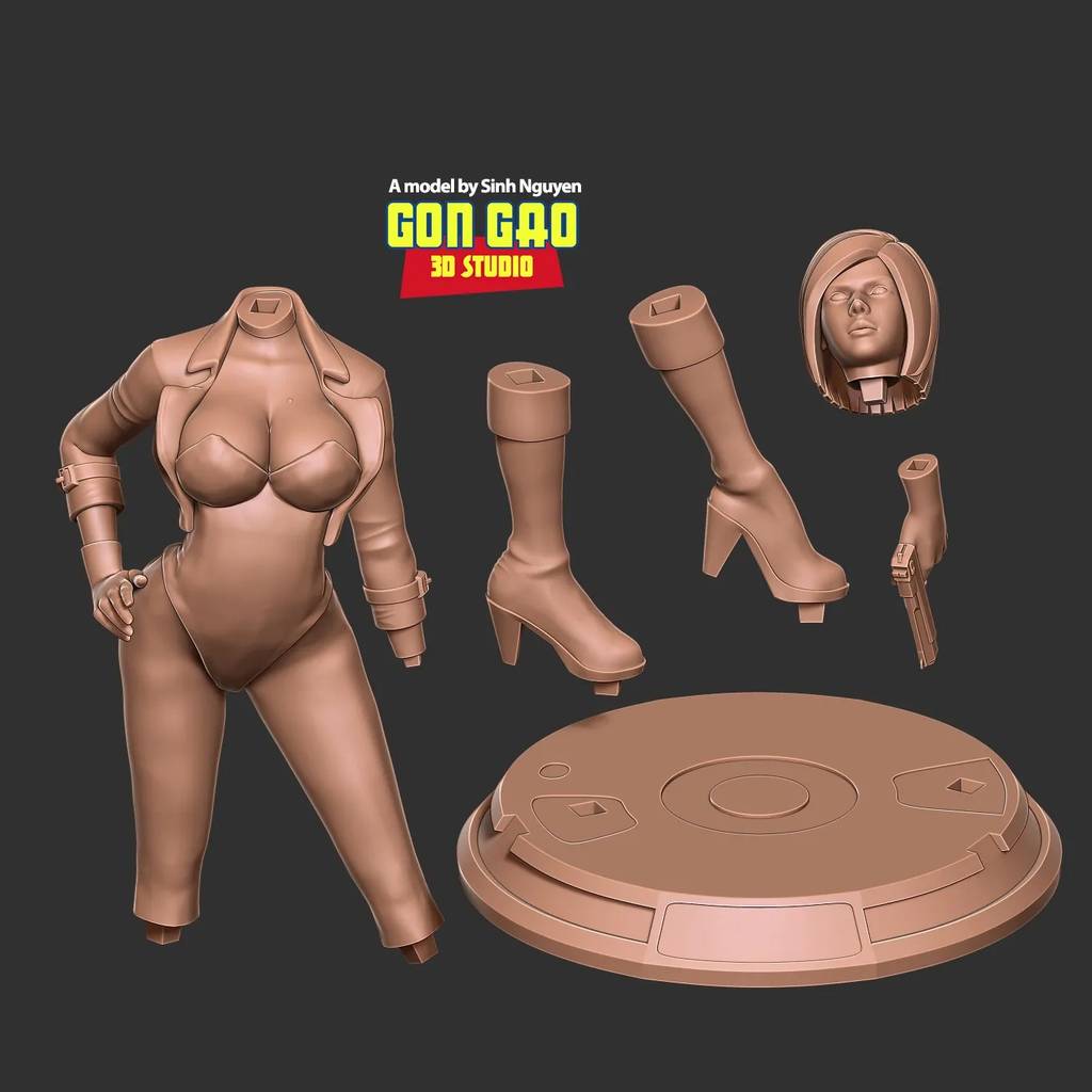 P站图纸印象馆 Sinh Nguyen 黑色的刺客 Sinh Nguyen 黑色的刺客