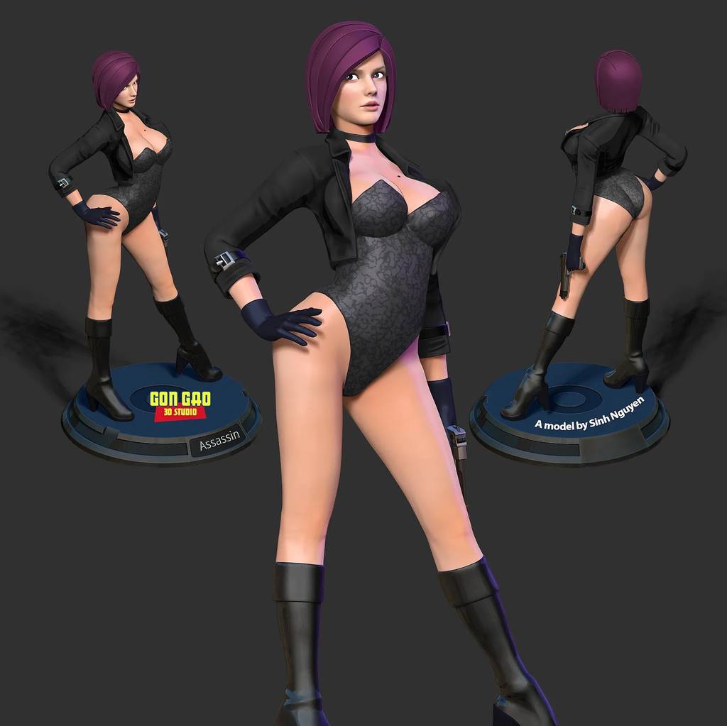 P站图纸印象馆 Sinh Nguyen 黑色的刺客 Sinh Nguyen 黑色的刺客