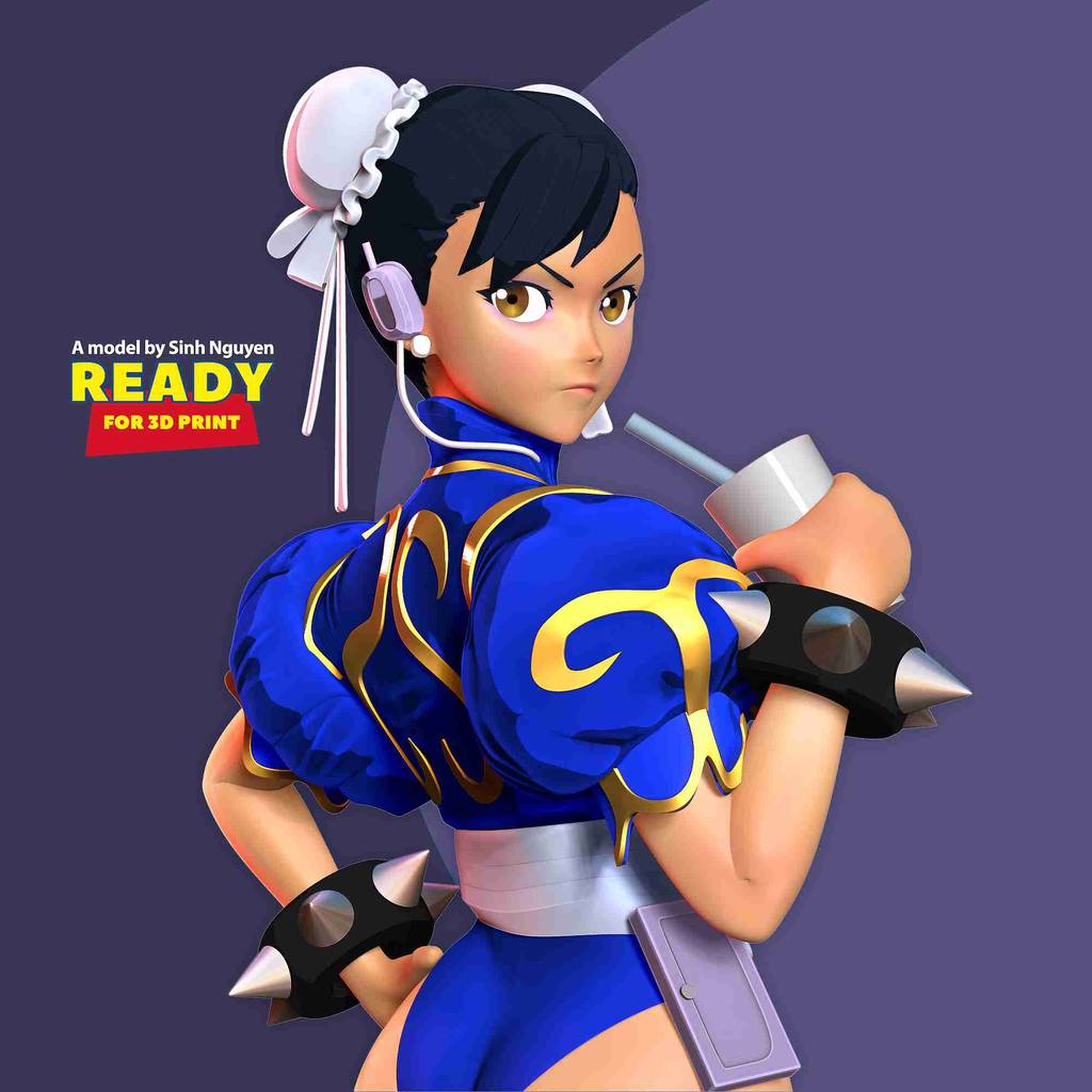 P站图纸印象馆 Sinh Nguyen 街头霸王 春丽 Sinh Nguyen 街头霸王 春丽