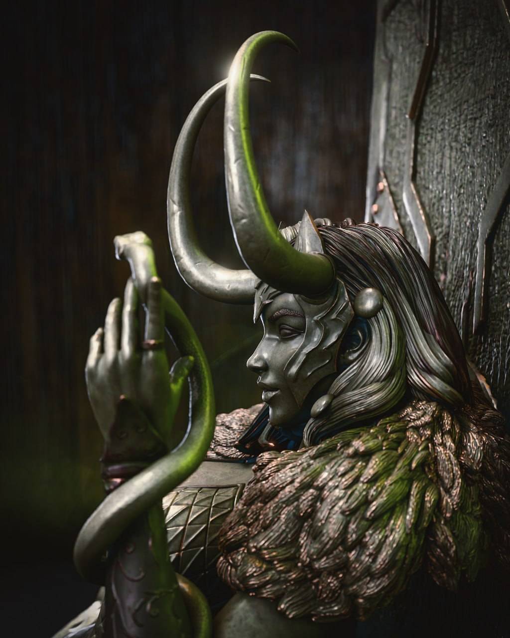 P站图纸印象馆 CA3D 漫威 女洛基 CA3D 漫威 女洛基