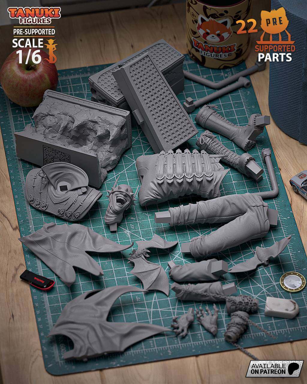 P站图纸印象馆 Tanuki Figures DC漫画 狂笑之蝠 Tanuki Figures DC漫画 狂笑之蝠