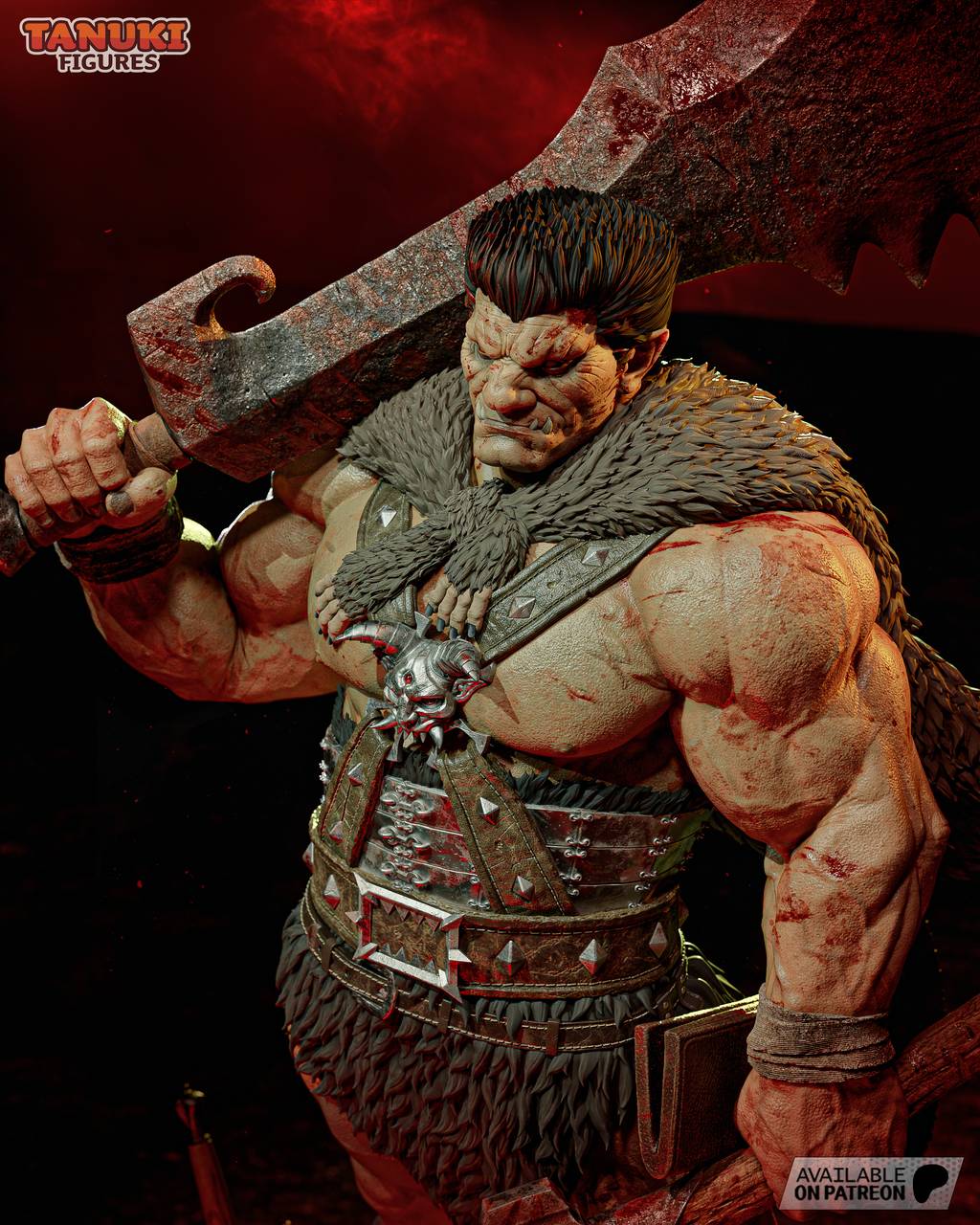 P站图纸印象馆 Tanuki Figures 剑风传奇 左德 Tanuki Figures 剑风传奇 左德