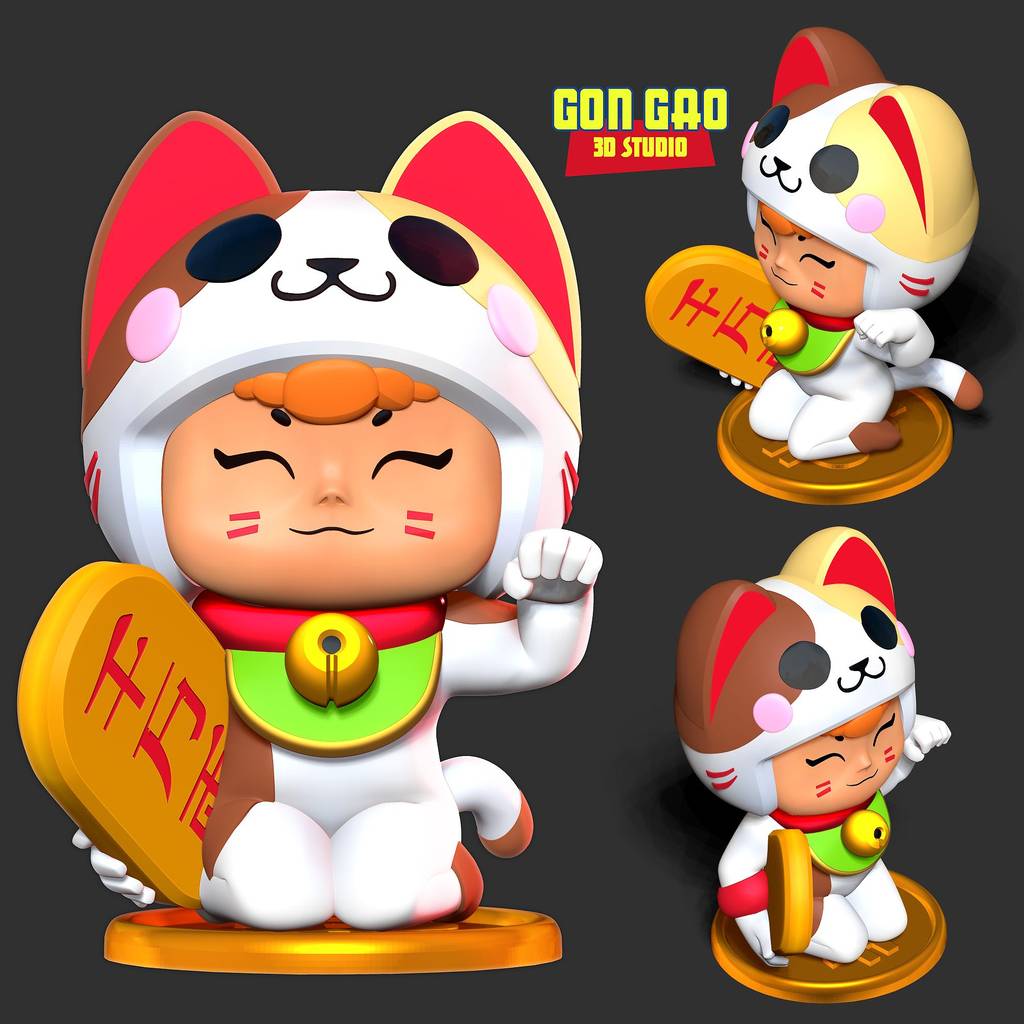 P站图纸印象馆 Sinh Nguyen 招财猫 Sinh Nguyen 招财猫