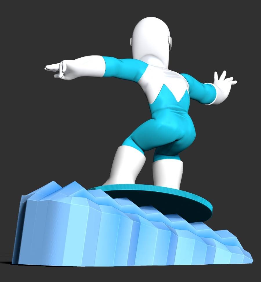 P站图纸印象馆 Sinh Nguyen 超人总动员 酷冰侠 Sinh Nguyen 超人总动员 酷冰侠