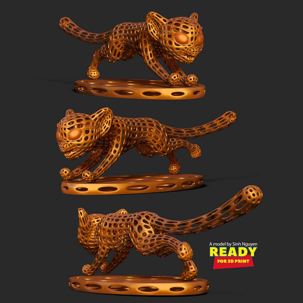 P站图纸印象馆 Sinh Nguyen 奔跑的豹子 Sinh Nguyen 奔跑的豹子