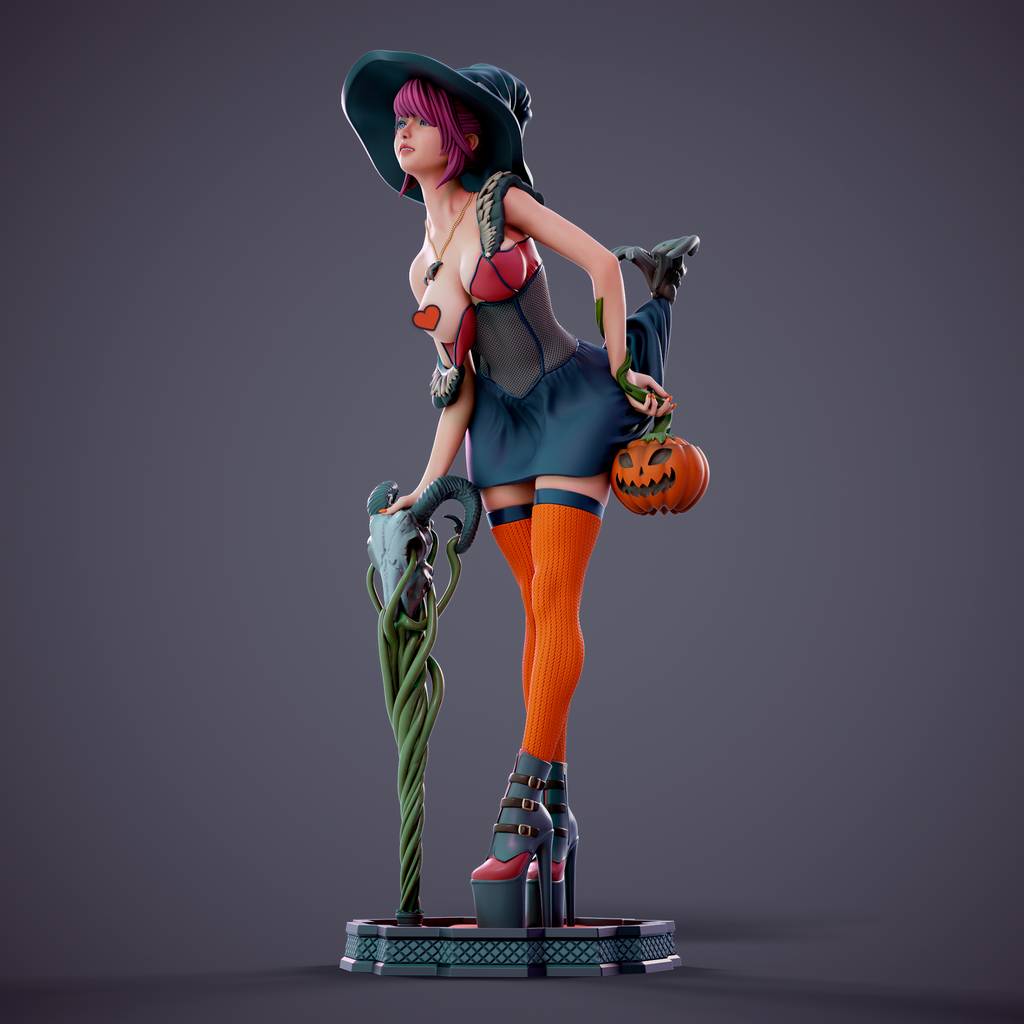 P站图纸印象馆 Chagarin 万圣节女巫 Chagarin 万圣节女巫