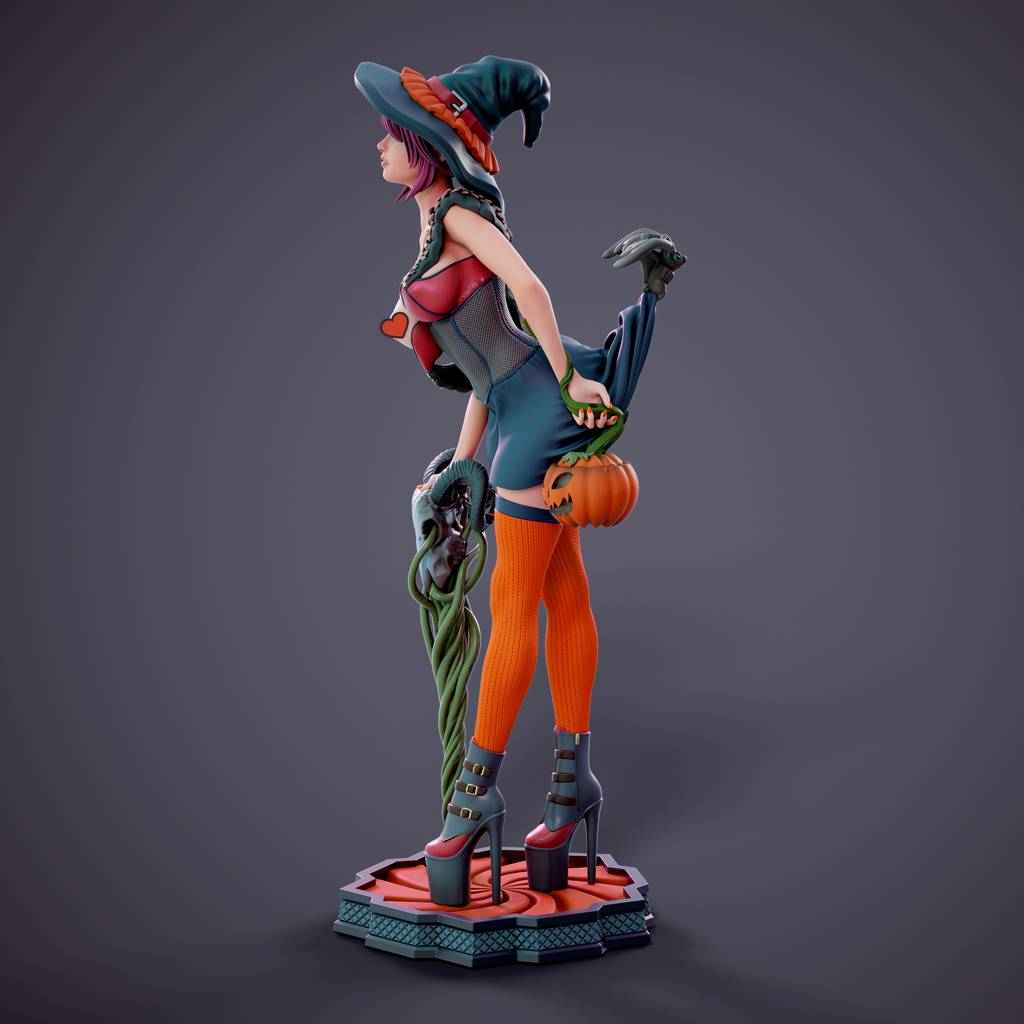 P站图纸印象馆 Chagarin 万圣节女巫 Chagarin 万圣节女巫