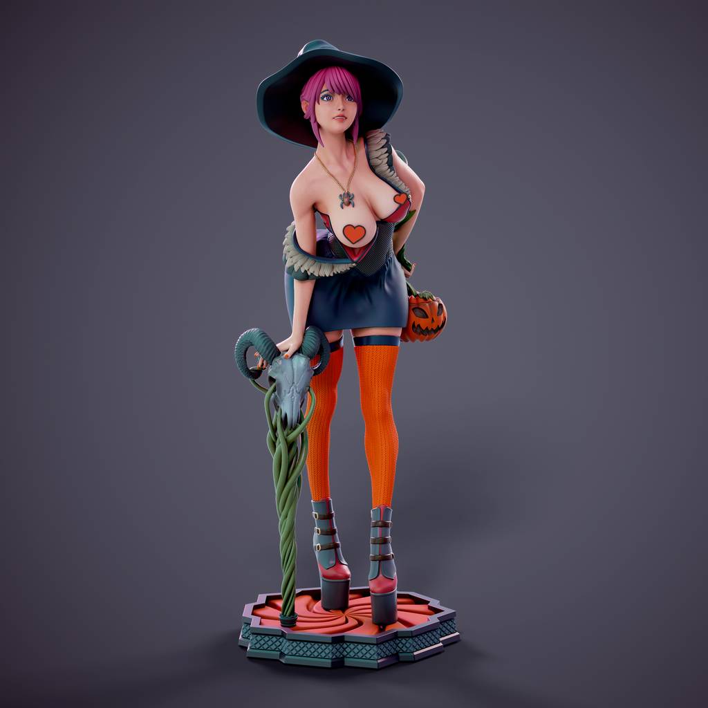 P站图纸印象馆 Chagarin 万圣节女巫 Chagarin 万圣节女巫