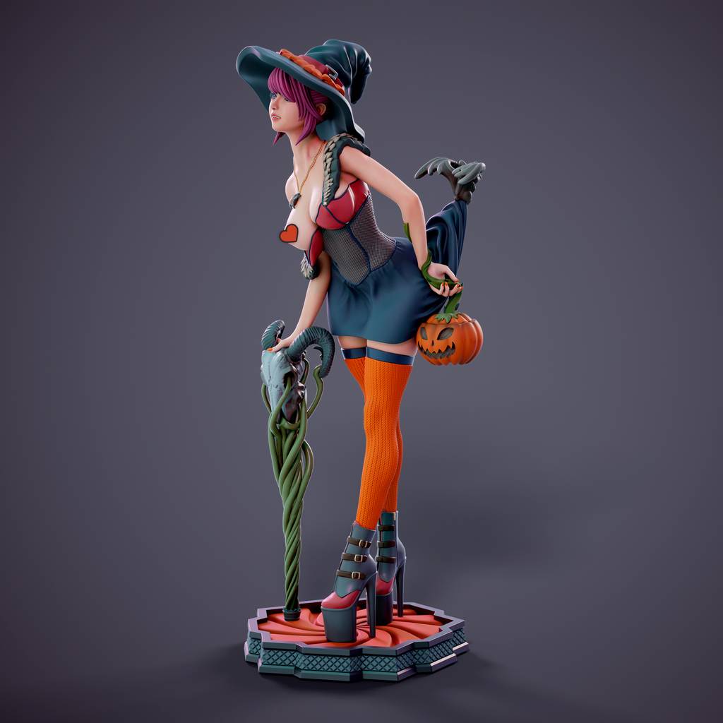 P站图纸印象馆 Chagarin 万圣节女巫 Chagarin 万圣节女巫