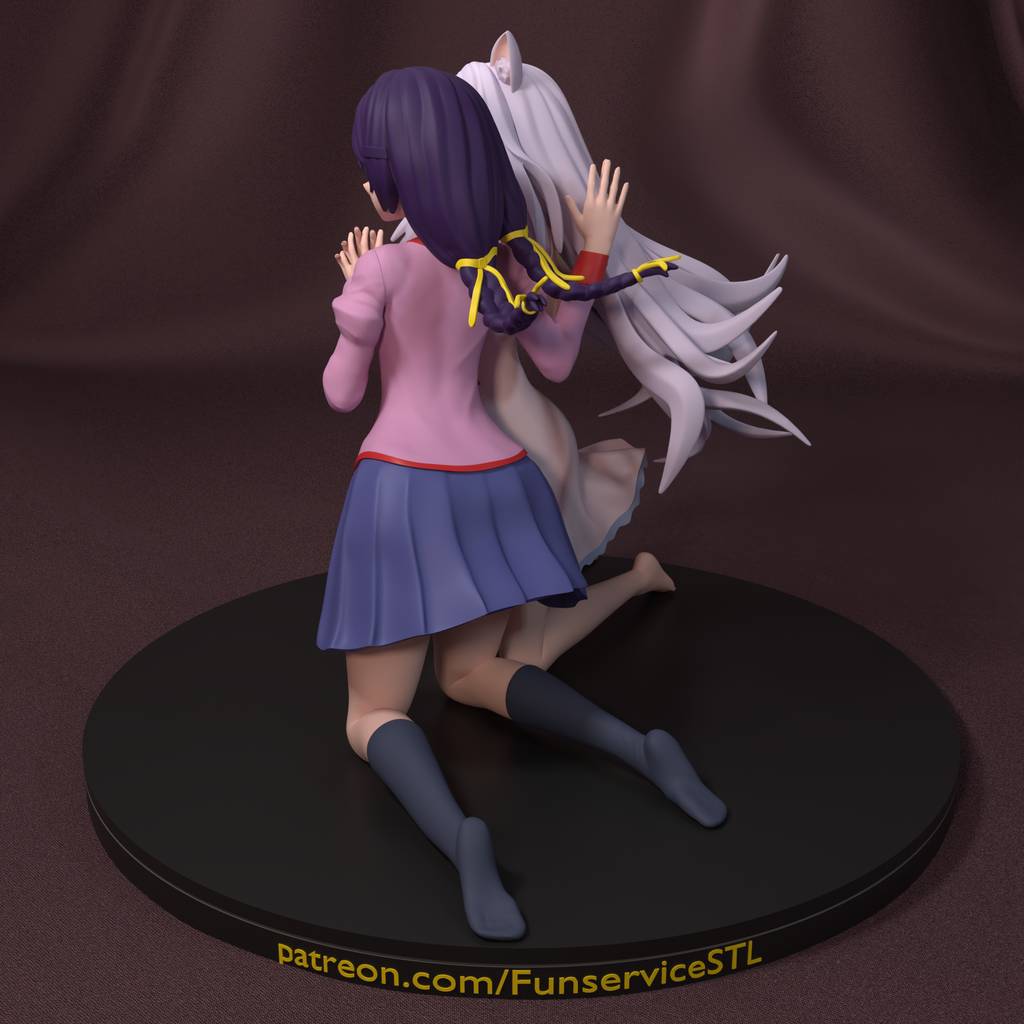 P站图纸印象馆 FunserviceSTL 物语系列 羽川翼 FunserviceSTL 物语系列 羽川翼