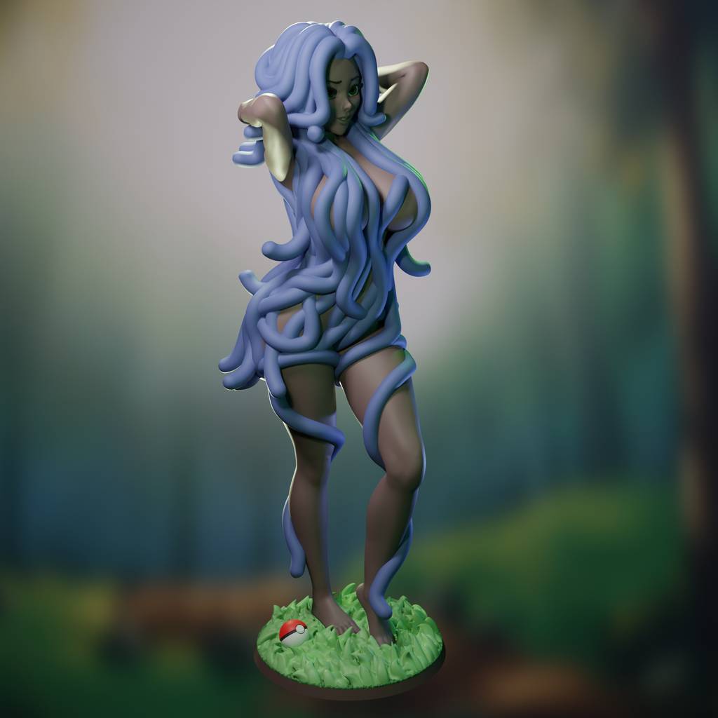 P站图纸印象馆 FunserviceSTL 精灵宝可梦 蔓藤怪 FunserviceSTL 精灵宝可梦 蔓藤怪