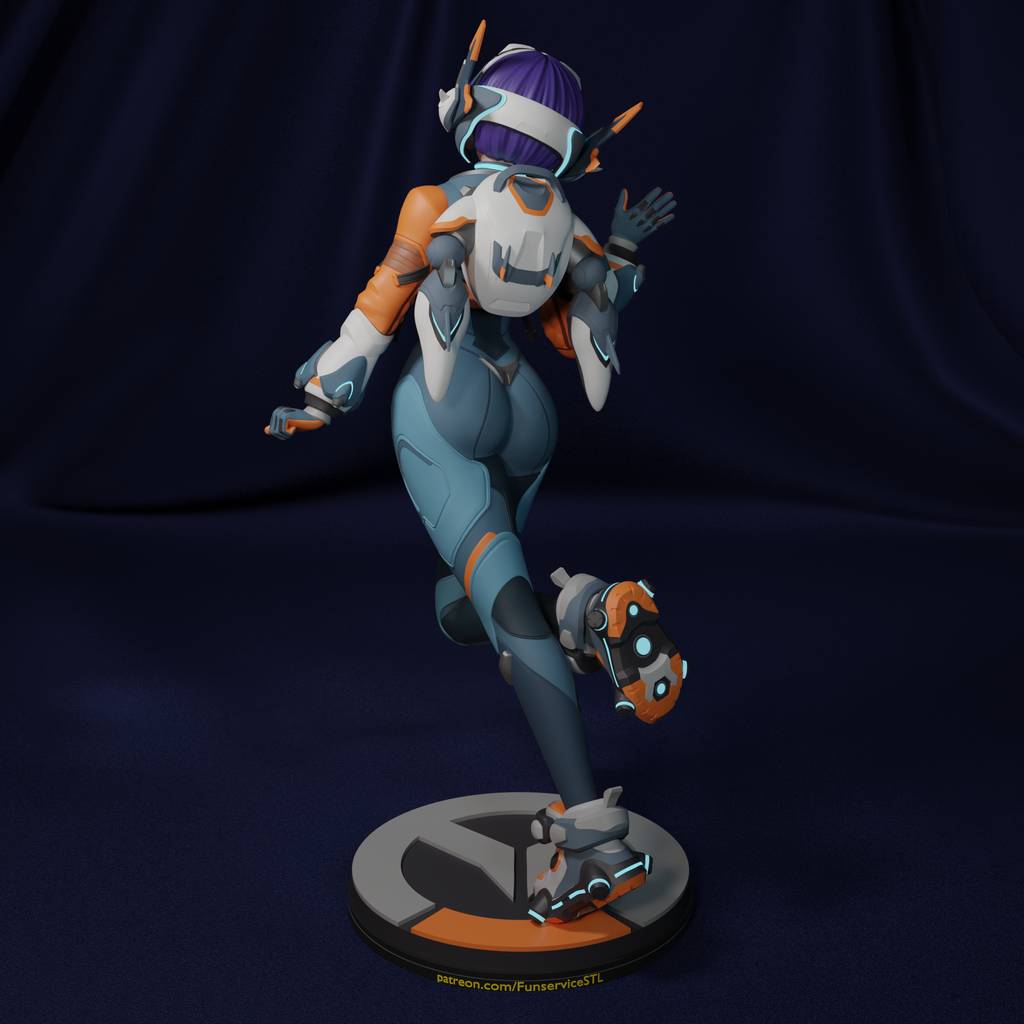 P站图纸印象馆 FunserviceSTL 守望先锋 朱诺 FunserviceSTL 守望先锋 朱诺