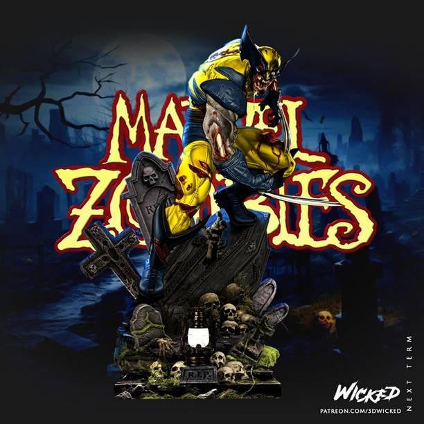 P站图纸印象馆 3DWicked 漫威 金钢狼 3DWicked 漫威 金钢狼