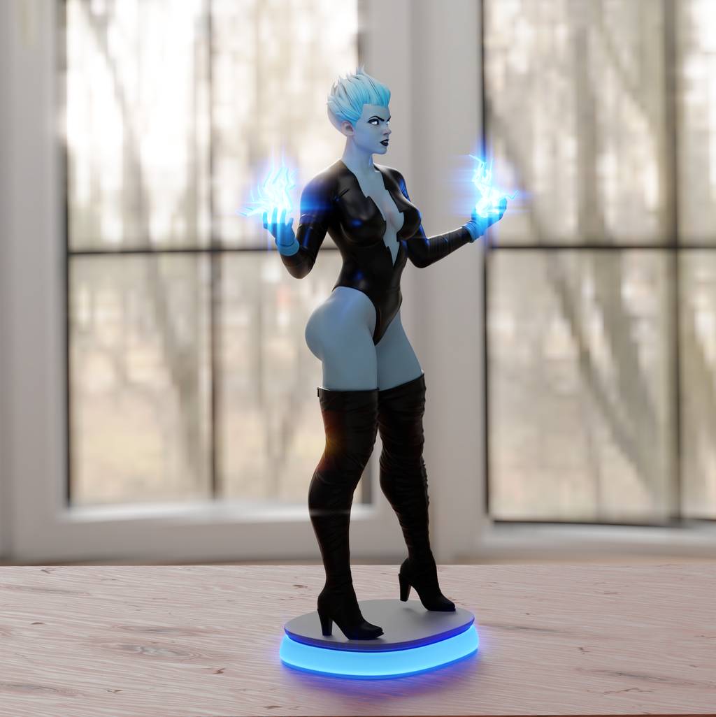 P站图纸印象馆 BrunoArt3D DC漫画 活电线 BrunoArt3D DC漫画 活电线