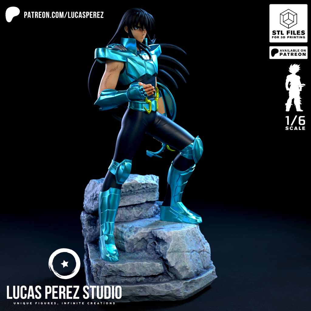 P站图纸印象馆 Lucas Perez 圣斗士星矢 紫龙 Lucas Perez 圣斗士星矢 紫龙