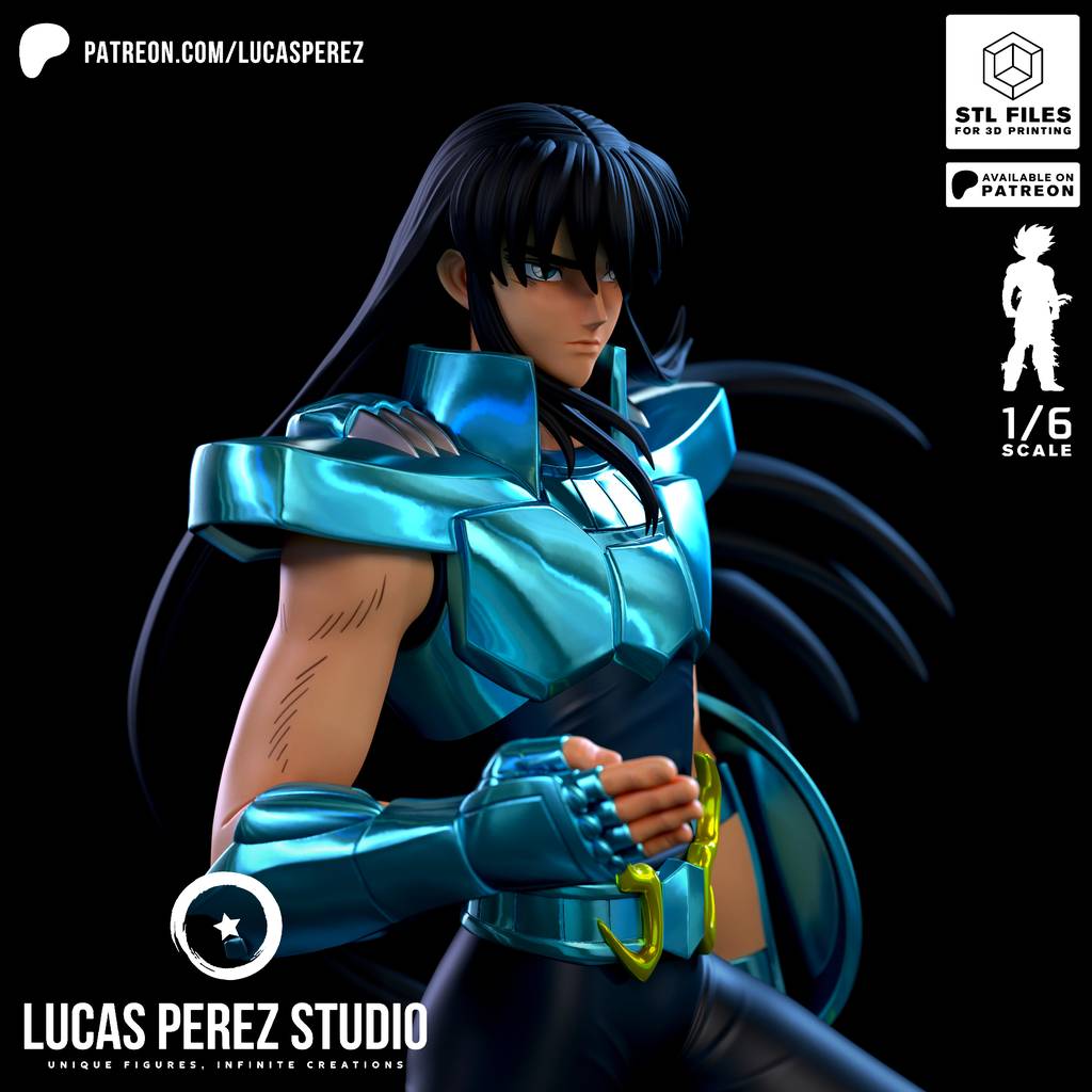 P站图纸印象馆 Lucas Perez 圣斗士星矢 紫龙 Lucas Perez 圣斗士星矢 紫龙