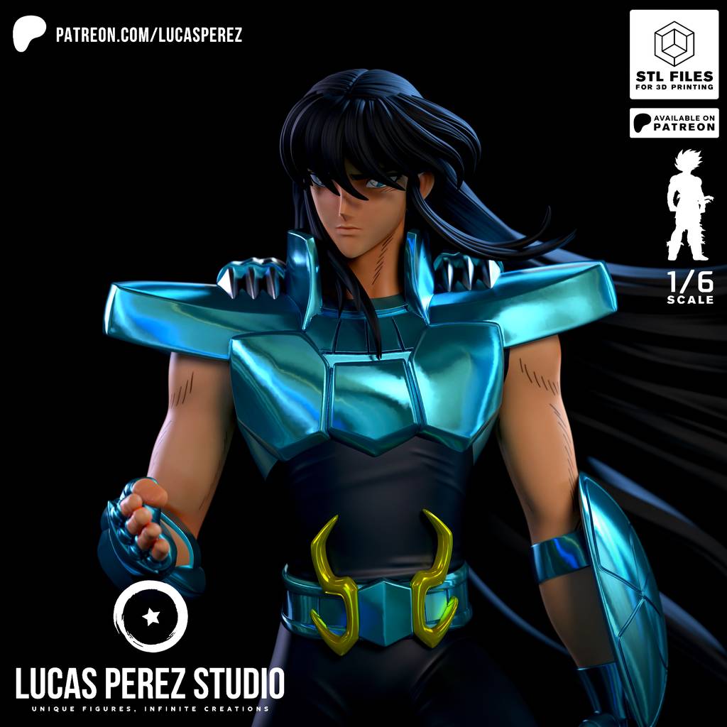 P站图纸印象馆 Lucas Perez 圣斗士星矢 紫龙 Lucas Perez 圣斗士星矢 紫龙