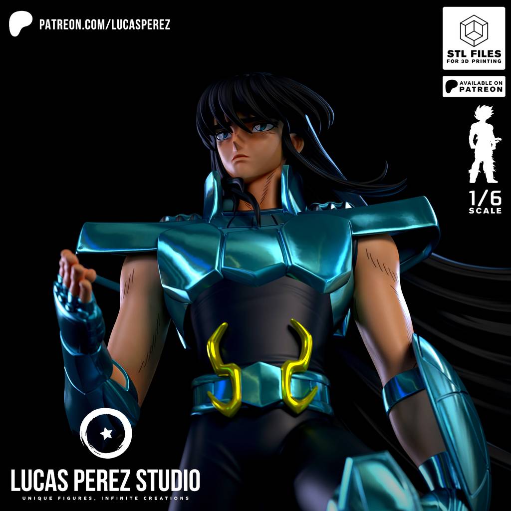 P站图纸印象馆 Lucas Perez 圣斗士星矢 紫龙 Lucas Perez 圣斗士星矢 紫龙