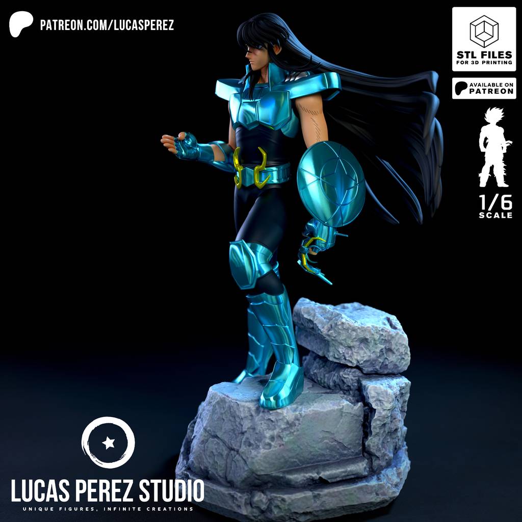 P站图纸印象馆 Lucas Perez 圣斗士星矢 紫龙 Lucas Perez 圣斗士星矢 紫龙