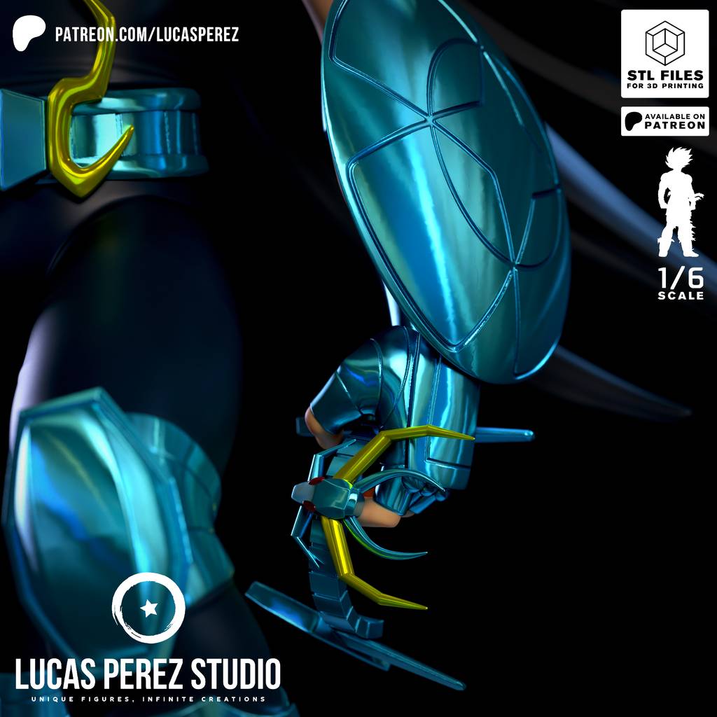 P站图纸印象馆 Lucas Perez 圣斗士星矢 紫龙 Lucas Perez 圣斗士星矢 紫龙