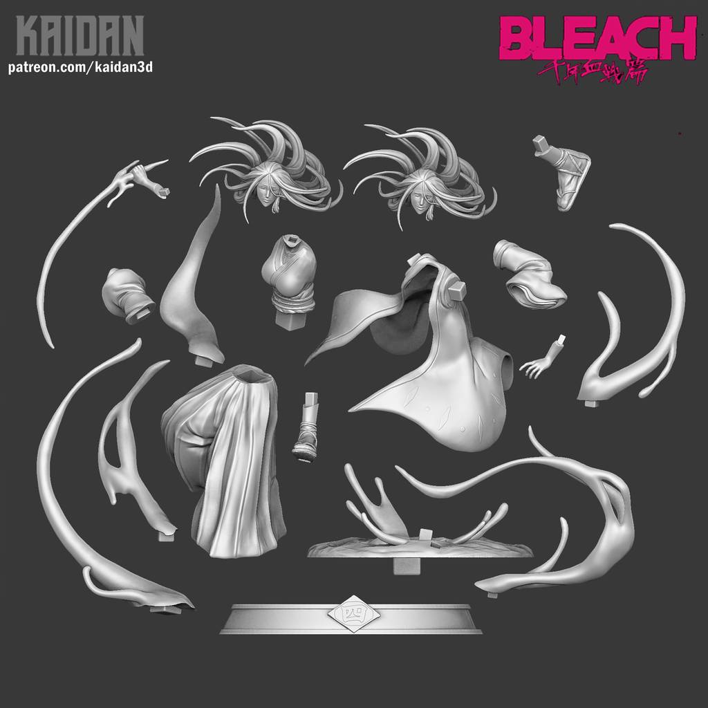 P站图纸印象馆 Kaidan 死神 卯之花烈 Kaidan 死神 卯之花烈