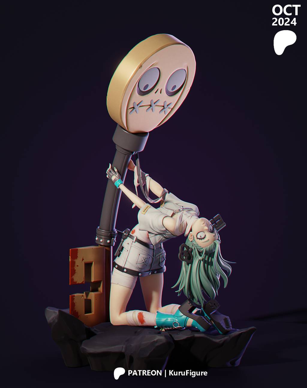 P站图纸印象馆 Kuru Figure 罪恶装备 雅芭 Kuru Figure 罪恶装备 雅芭