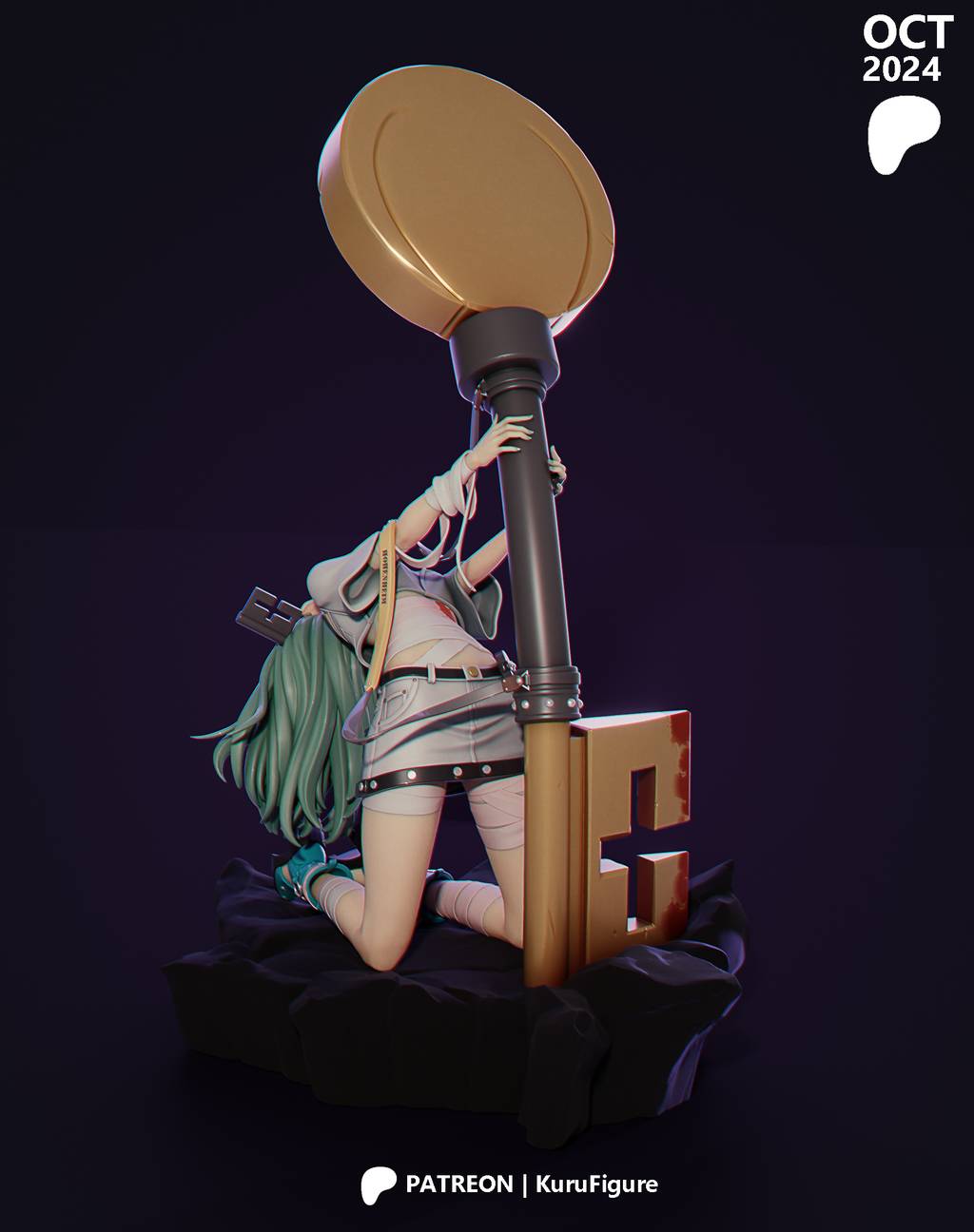 P站图纸印象馆 Kuru Figure 罪恶装备 雅芭 Kuru Figure 罪恶装备 雅芭