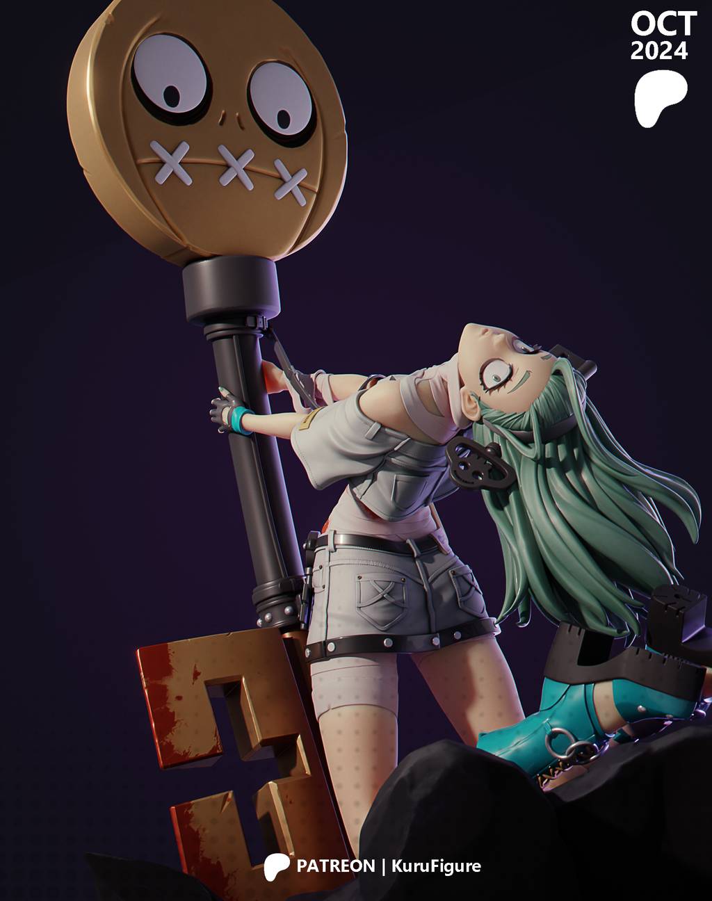 P站图纸印象馆 Kuru Figure 罪恶装备 雅芭 Kuru Figure 罪恶装备 雅芭