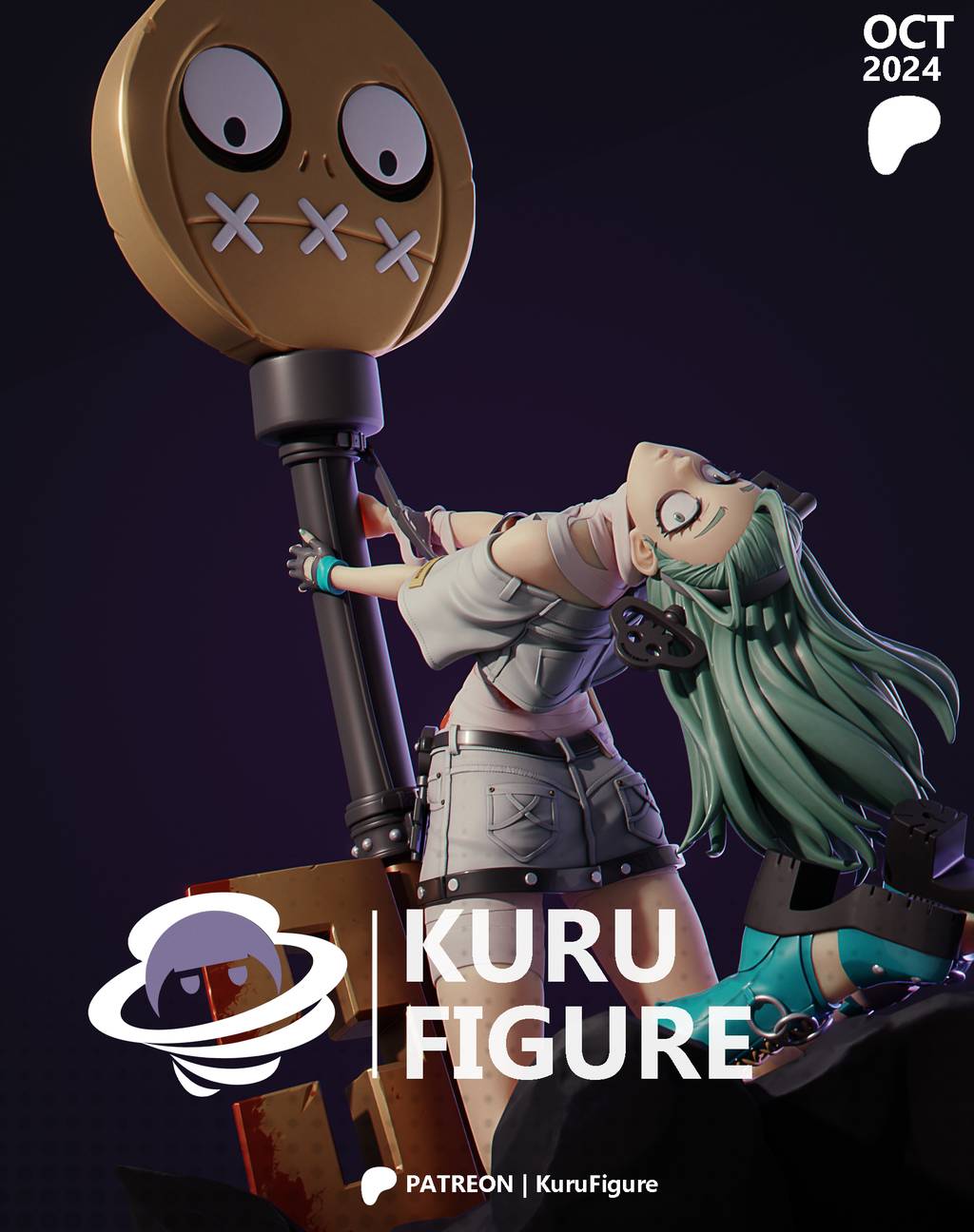 P站图纸印象馆 Kuru Figure 罪恶装备 雅芭 Kuru Figure 罪恶装备 雅芭
