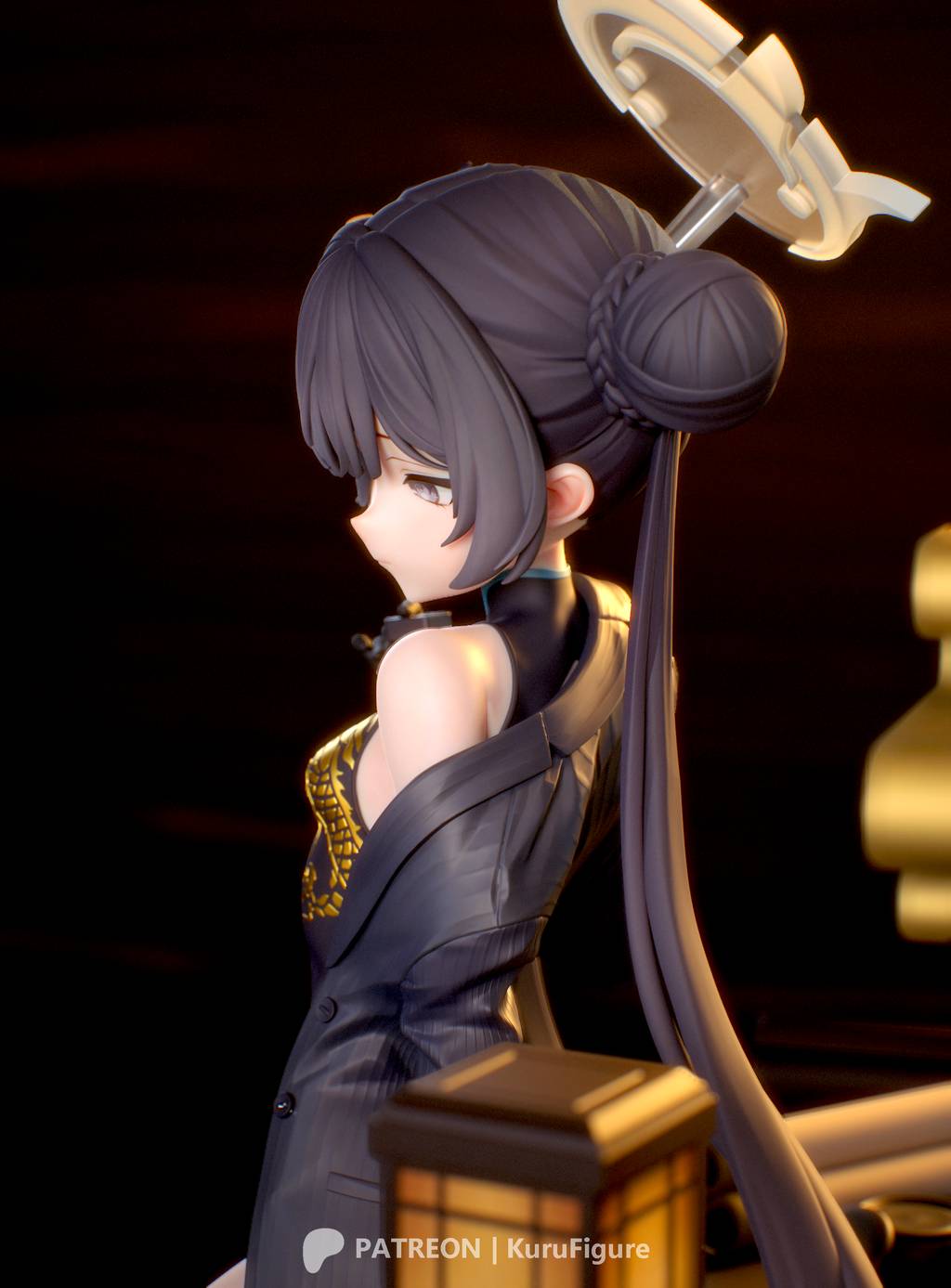 P站图纸印象馆 Kuru Figure 蔚蓝档案 龙华妃咲 Kuru Figure 蔚蓝档案 龙华妃咲