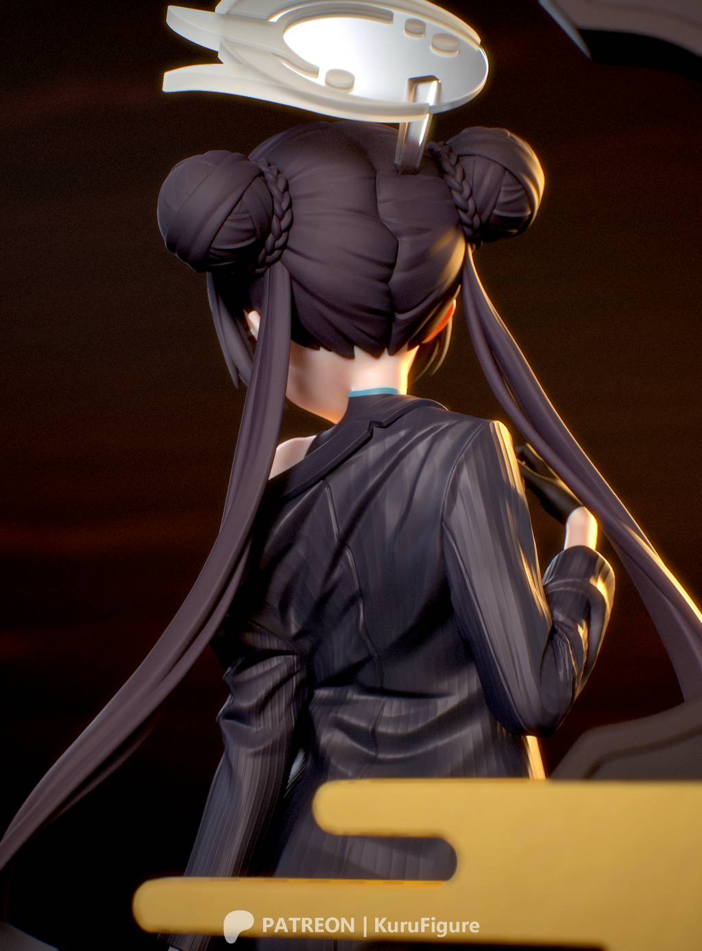 P站图纸印象馆 Kuru Figure 蔚蓝档案 龙华妃咲 Kuru Figure 蔚蓝档案 龙华妃咲