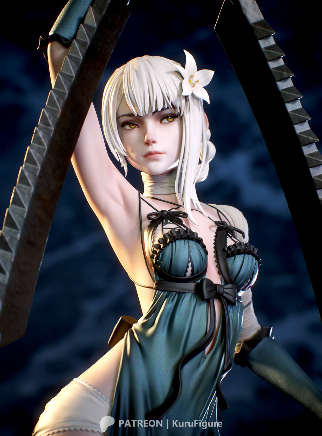 P站图纸印象馆 Kuru Figure 尼尔:人工生命 凯妮 Kuru Figure 尼尔:人工生命 凯妮