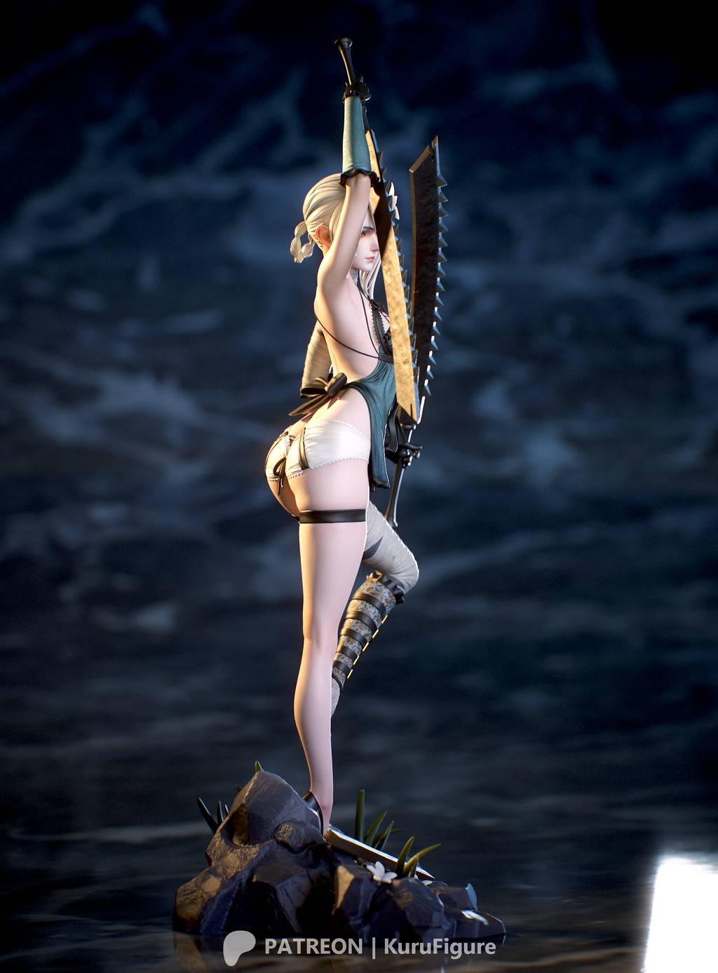 P站图纸印象馆 Kuru Figure 尼尔:人工生命 凯妮 Kuru Figure 尼尔:人工生命 凯妮