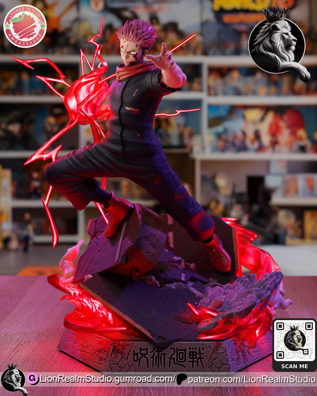 P站图纸印象馆 LionRealm 咒术回战 虎杖悠仁 LionRealm 咒术回战 虎杖悠仁