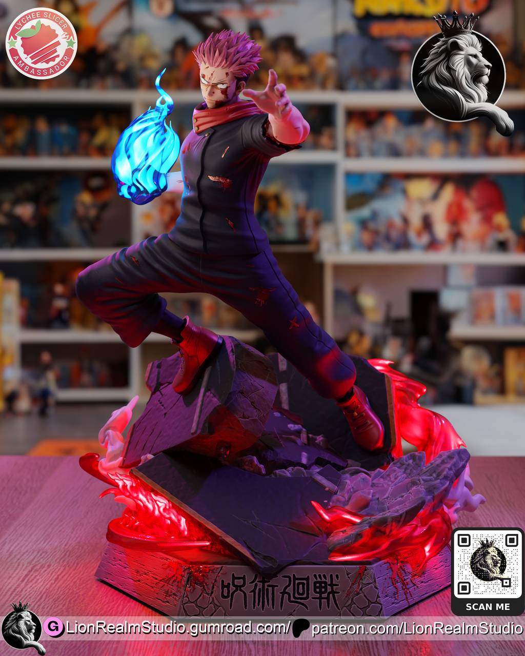 P站图纸印象馆 LionRealm 咒术回战 虎杖悠仁 LionRealm 咒术回战 虎杖悠仁