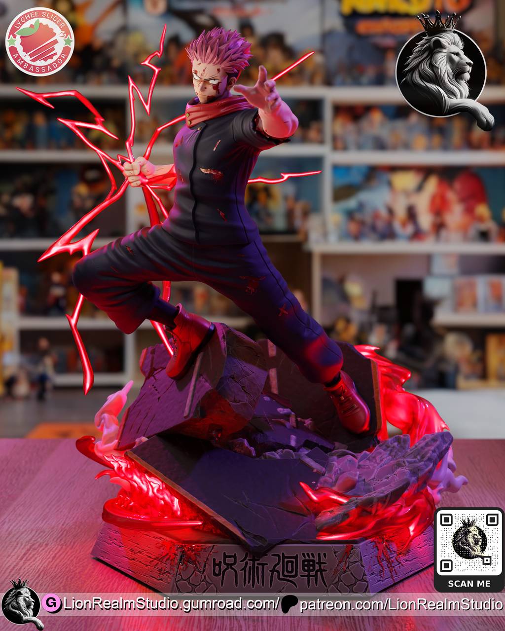 P站图纸印象馆 LionRealm 咒术回战 虎杖悠仁 LionRealm 咒术回战 虎杖悠仁