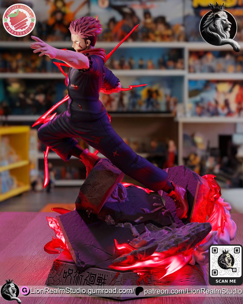 P站图纸印象馆 LionRealm 咒术回战 虎杖悠仁 LionRealm 咒术回战 虎杖悠仁