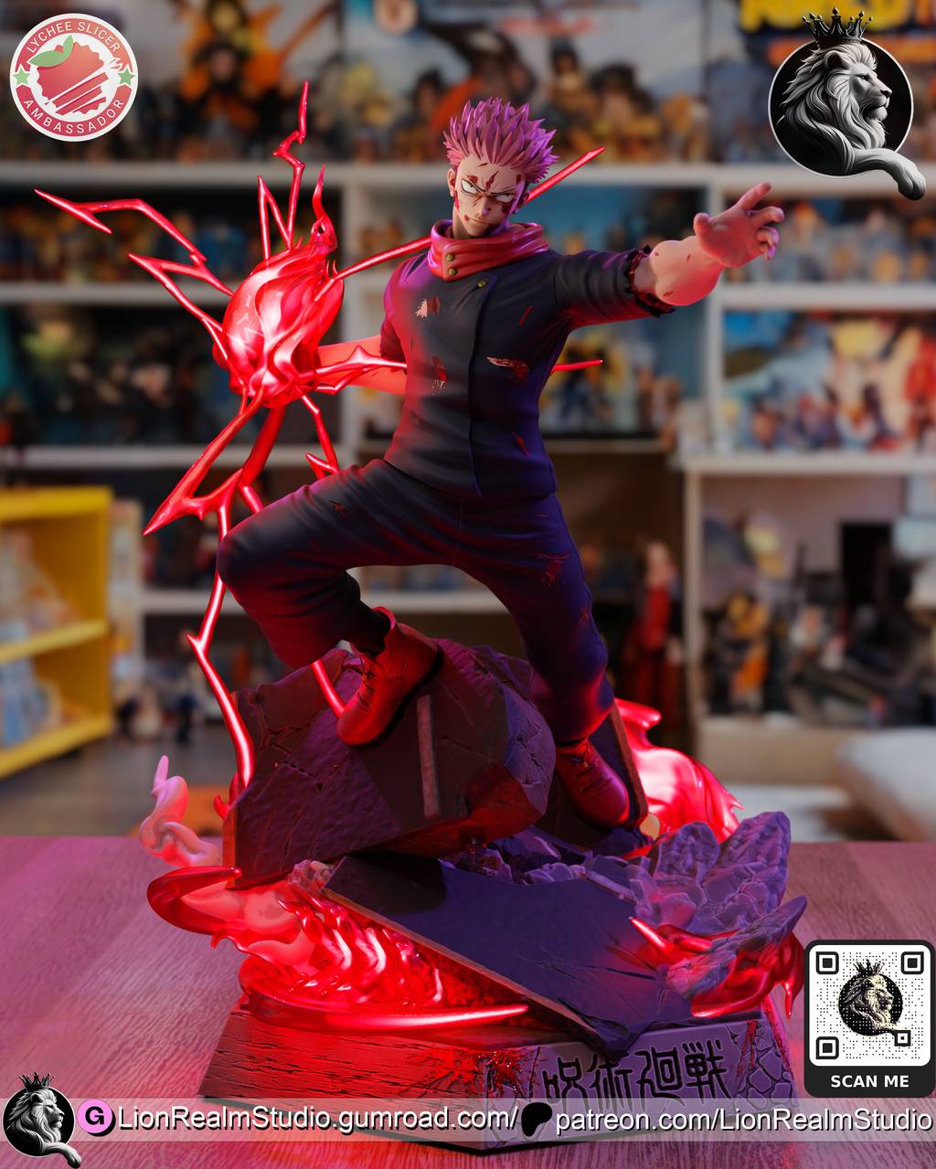 P站图纸印象馆 LionRealm 咒术回战 虎杖悠仁 LionRealm 咒术回战 虎杖悠仁