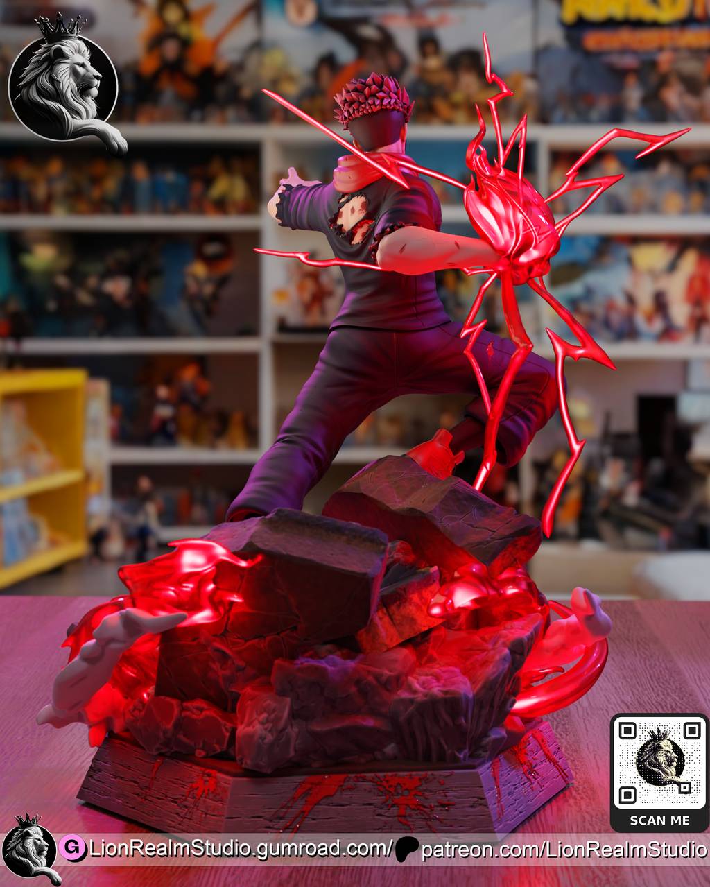 P站图纸印象馆 LionRealm 咒术回战 虎杖悠仁 LionRealm 咒术回战 虎杖悠仁