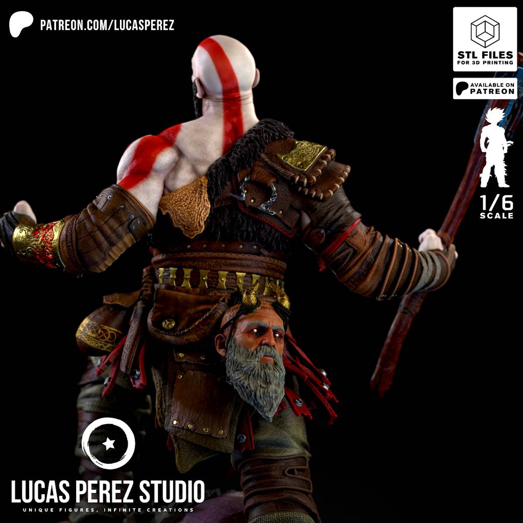 P站图纸印象馆 Lucas Perez 战神 奎托斯 Lucas Perez 战神 奎托斯