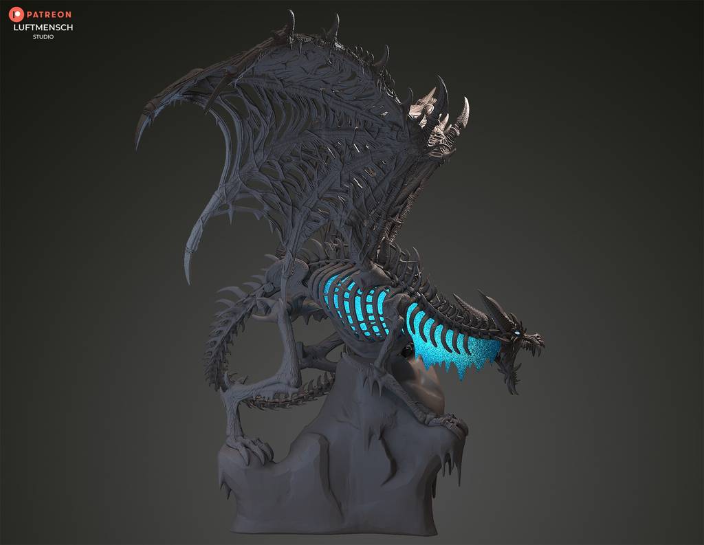 P站图纸印象馆 LuftMensch 魔兽世界 冰龙辛德拉苟萨 LuftMensch 魔兽世界 冰龙辛德拉苟萨