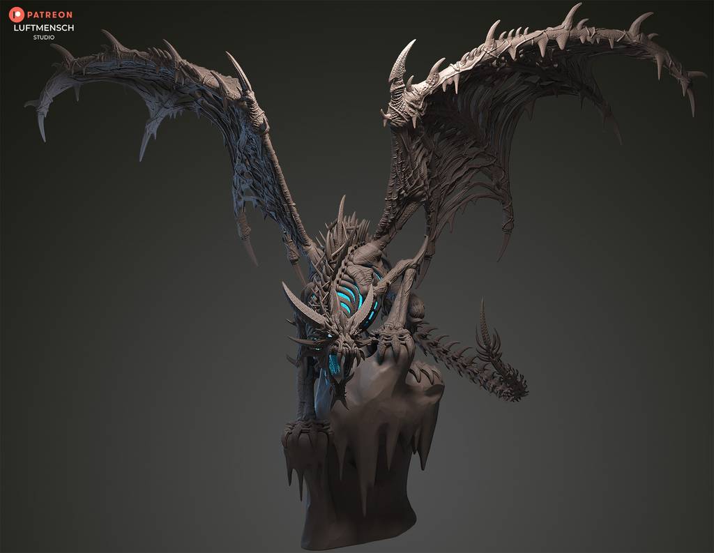 P站图纸印象馆 LuftMensch 魔兽世界 冰龙辛德拉苟萨 LuftMensch 魔兽世界 冰龙辛德拉苟萨