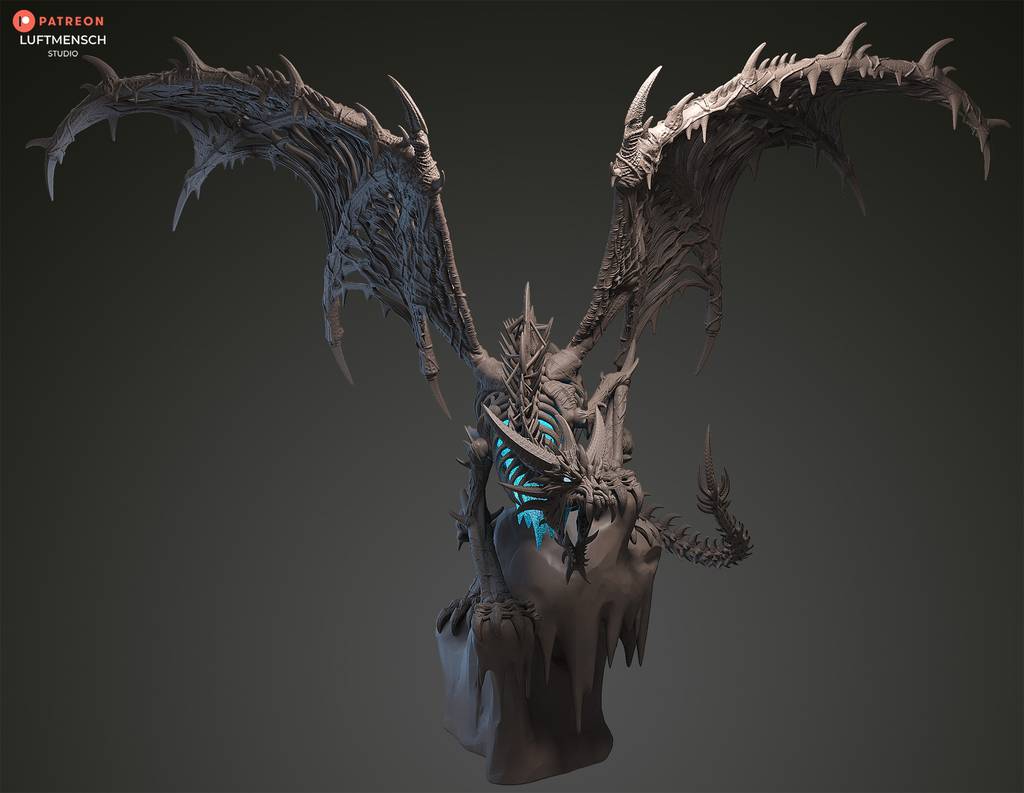 P站图纸印象馆 LuftMensch 魔兽世界 冰龙辛德拉苟萨 LuftMensch 魔兽世界 冰龙辛德拉苟萨