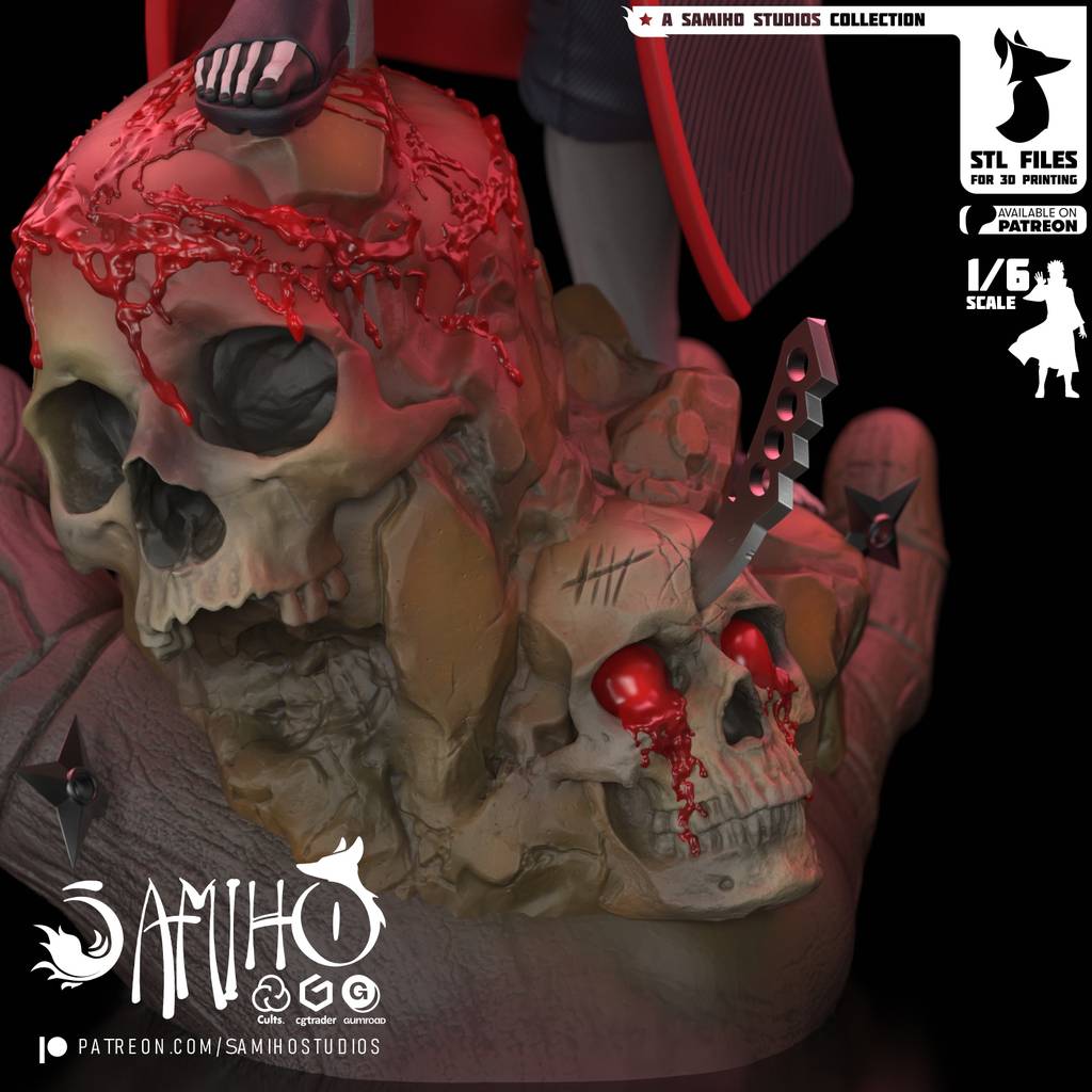 P站图纸印象馆 Samiho 火影忍者 飞段 Samiho 火影忍者 飞段