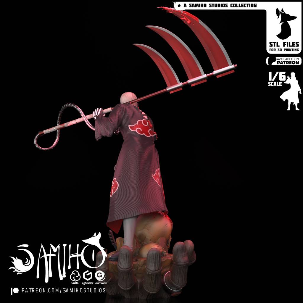 P站图纸印象馆 Samiho 火影忍者 飞段 Samiho 火影忍者 飞段