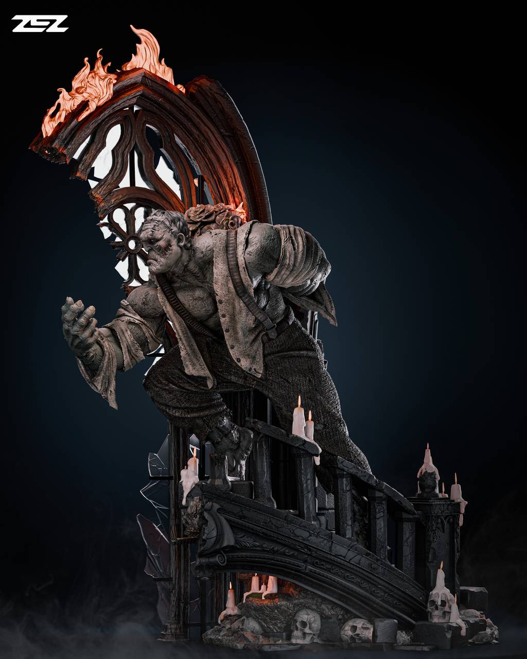 P站图纸印象馆 ZEZ STUDIOS 科学怪人 弗兰肯斯坦 ZEZ STUDIOS 科学怪人 弗兰肯斯坦