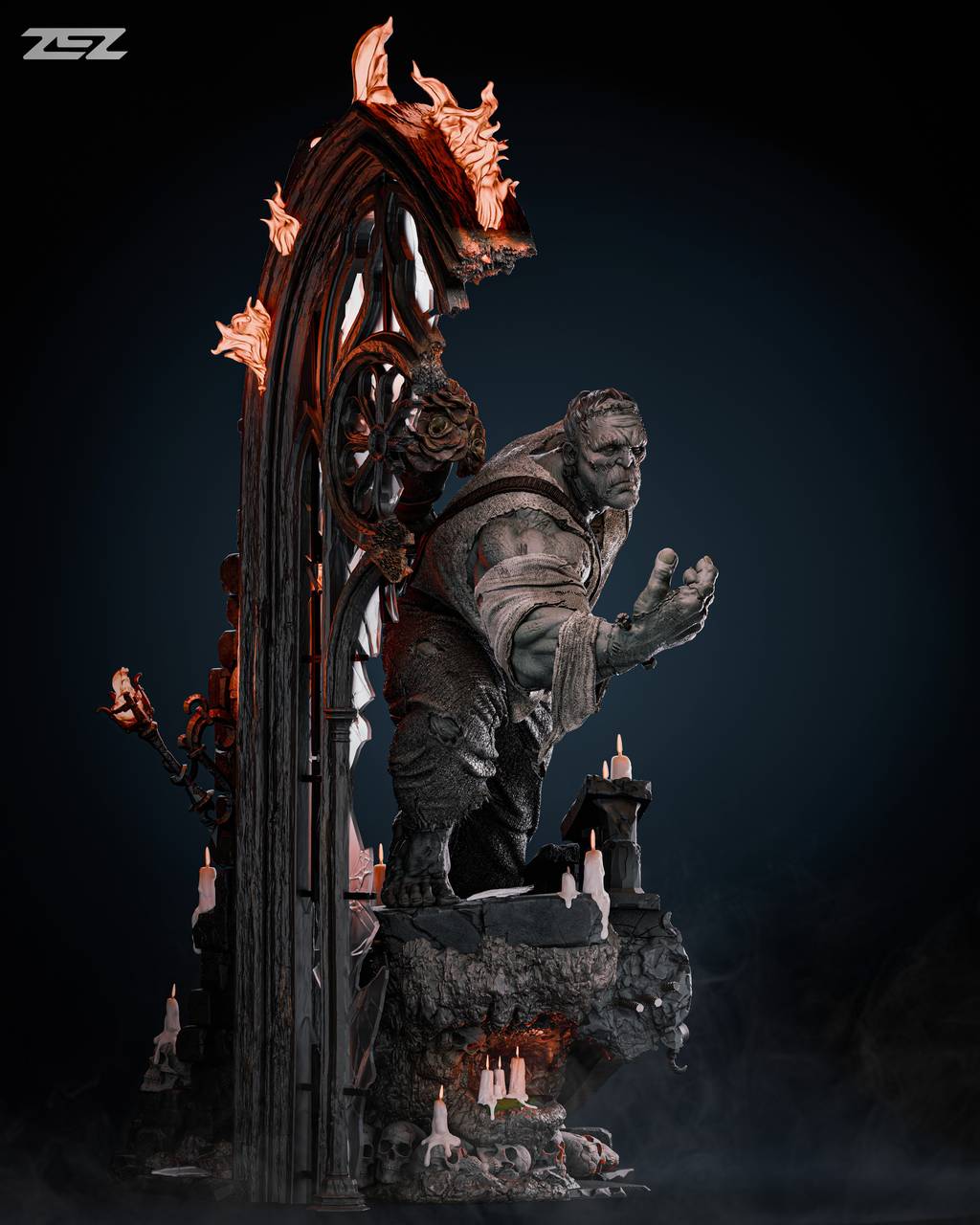 P站图纸印象馆 ZEZ STUDIOS 科学怪人 弗兰肯斯坦 ZEZ STUDIOS 科学怪人 弗兰肯斯坦